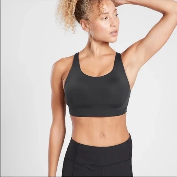 ATHLETA Advanced Black Sports Bra - Picture 1 of 11